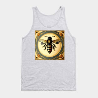 Vintage Bee Pattern 3 Tank Top